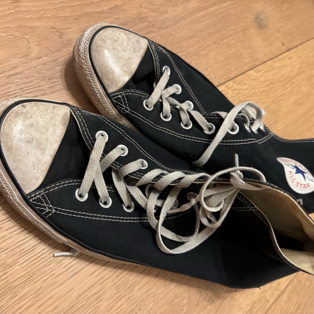 Converse Black Canvas High-Tops
